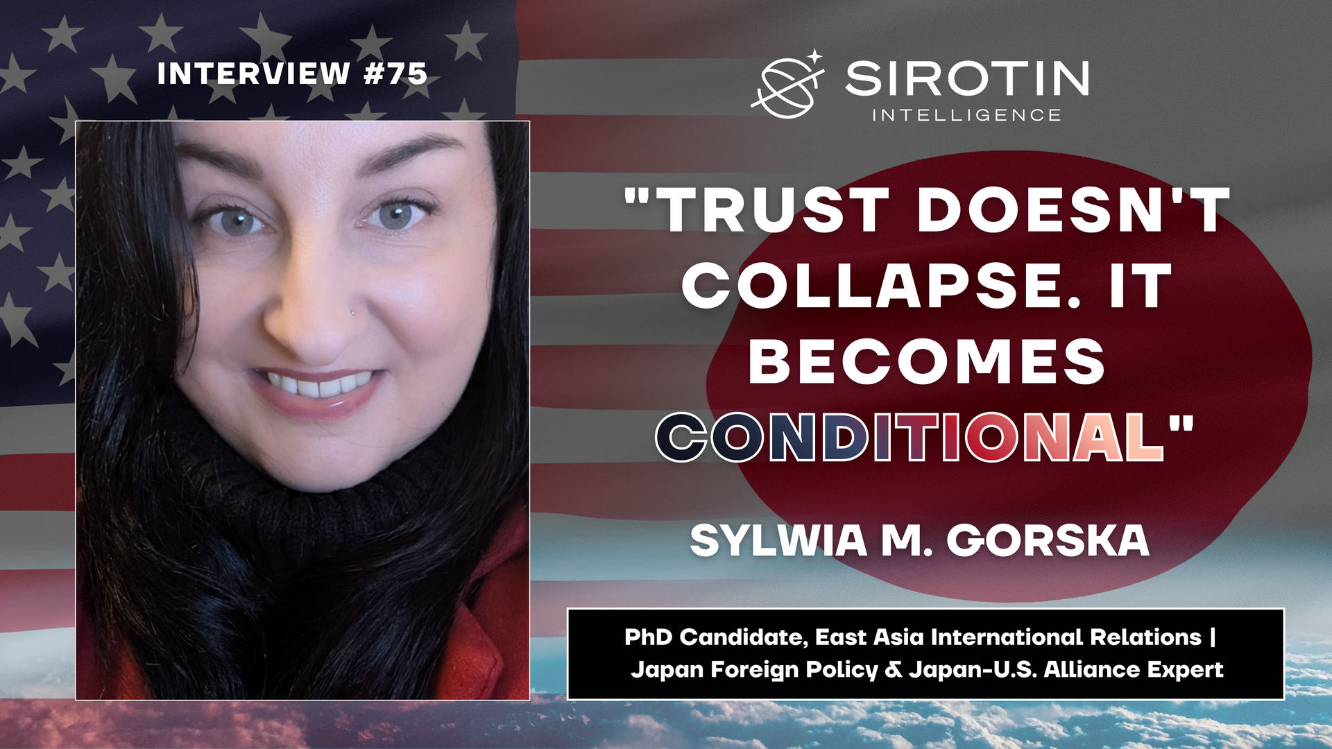 "Trust Doesn't Collapse. It Becomes Conditional": Space Security Expert Sylwia Gorska on the Iran War, the Missile Defense Drain From Asia, and What Tokyo Does Next