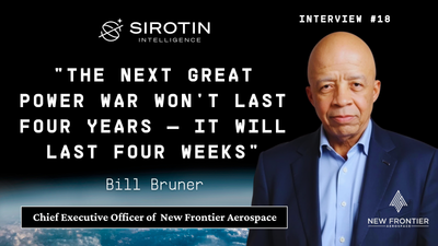 "The Next Great Power War Won't Last Four Years—It Will Last Four Weeks": New Frontier Aerospace CEO Bill Bruner on America's Hypersonic Gap and NFA's Mission to Close It Before It's Too Late