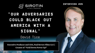 "Our Adversaries Could Black Out America With a Signal": 'Grid Down Power Up' Creator David Tice on Why Every Chinese Microchip Is a Ticking Time Bomb