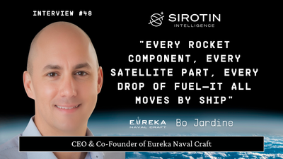 "Every Rocket Component, Every Satellite Part, Every Drop of Fuel – It All Moves By Ship": Bo Jardine, CEO & Co-Founder of Eureka Naval Craft, on Why SpaceX Barges Are Billion-Dollar Sitting Ducks and How Space Security Starts in The Ocean