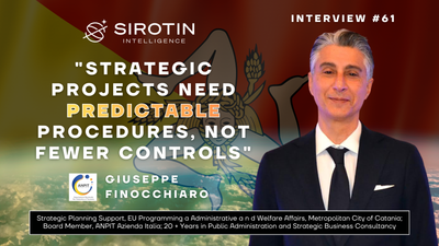 "Strategic Projects Need Predictable Procedures, Not Fewer Controls": ANPIT's Giuseppe Finocchiaro on Sicily's Space Potential, EU Funding Gaps, and Why Southern Italy's Mediterranean Position Could Reshape European Space Infrastructure